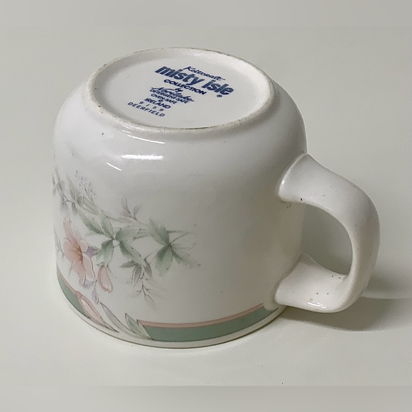 Vintage 1990s Discontinued NORITAKE Misty Isle DEERFIELD Tea Cup Coffee Mug - Picture 7 of 9